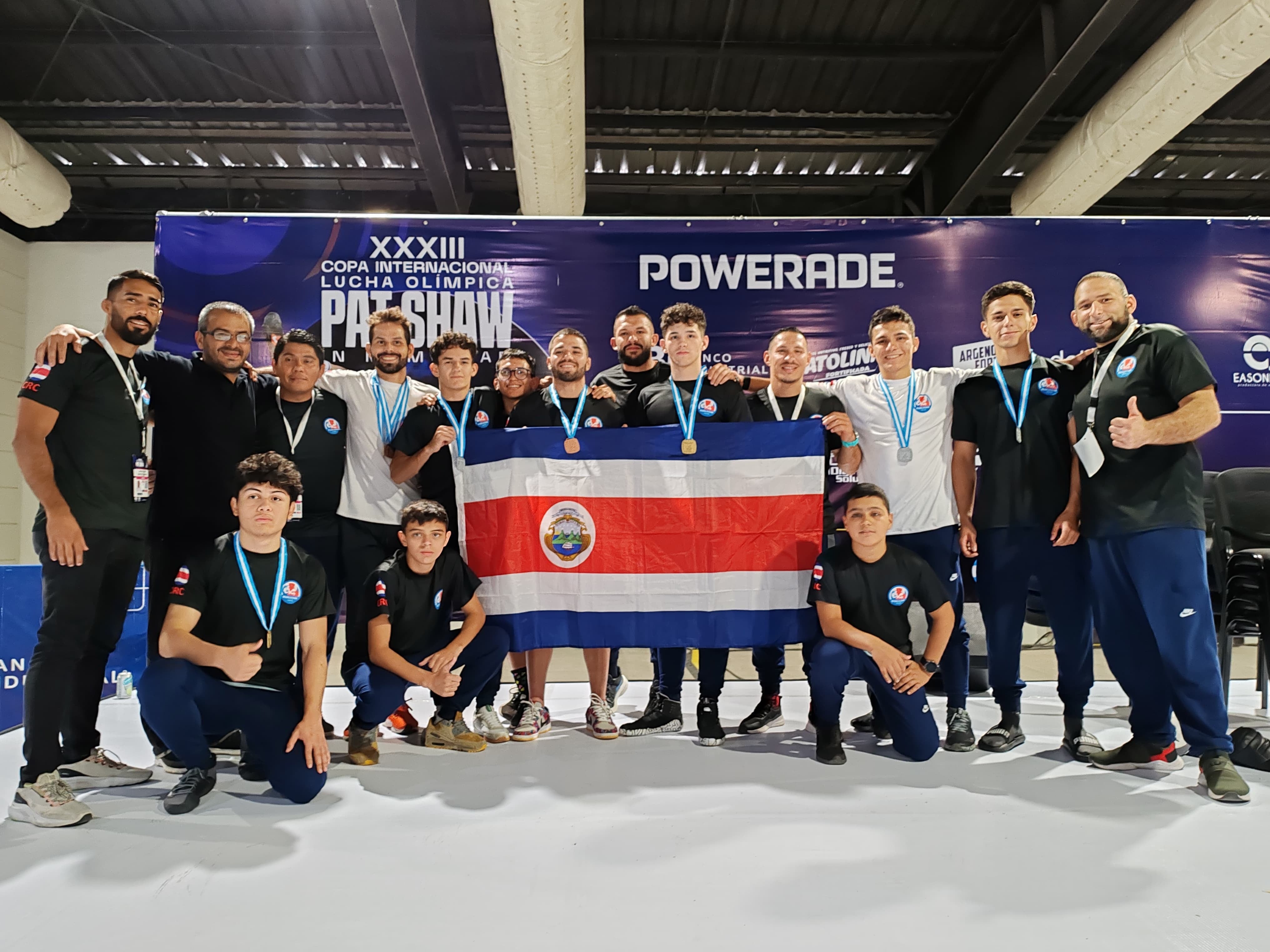 La Selección de Costa Rica de lucha olímpica tuvo una destacada participación en la Copa Internacional Pat Shaw en Guatemala.