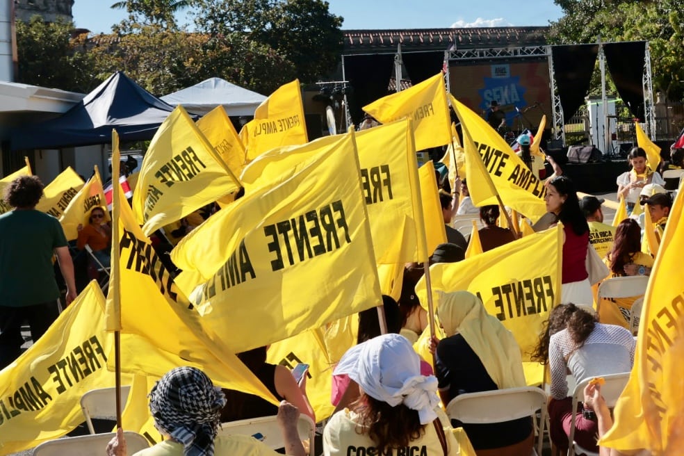 Cierre de campaña del frente Amplio