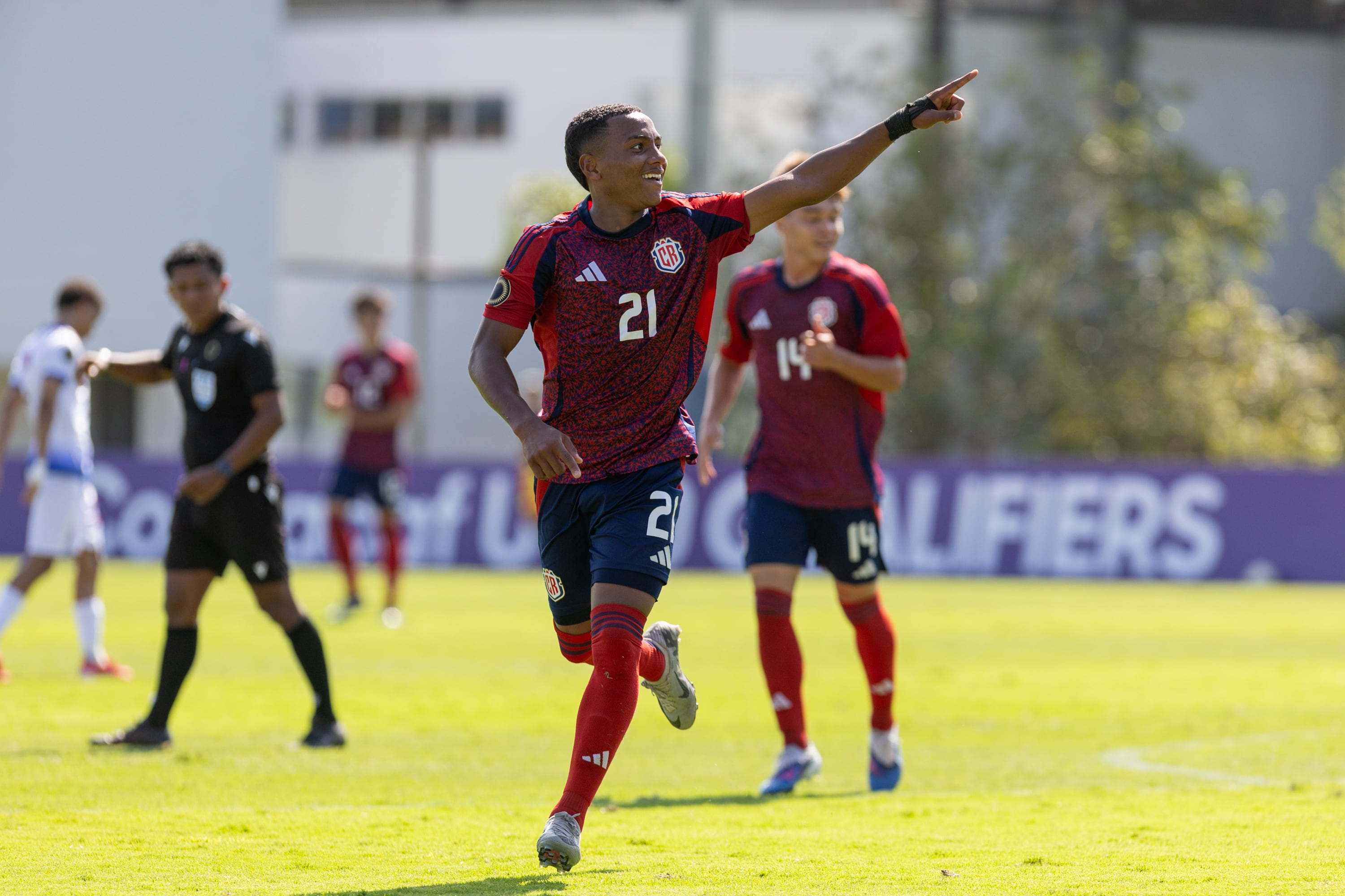 Selección Sub-20 de Costa Rica en clasificatorio de Concacaf.
