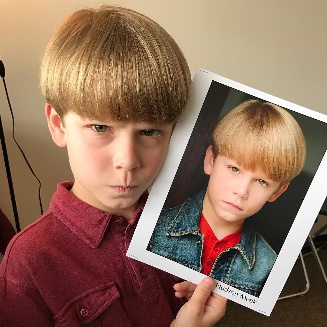 Foto del Hudson Meek, fallecido a los 16 años, cuando era un niño.