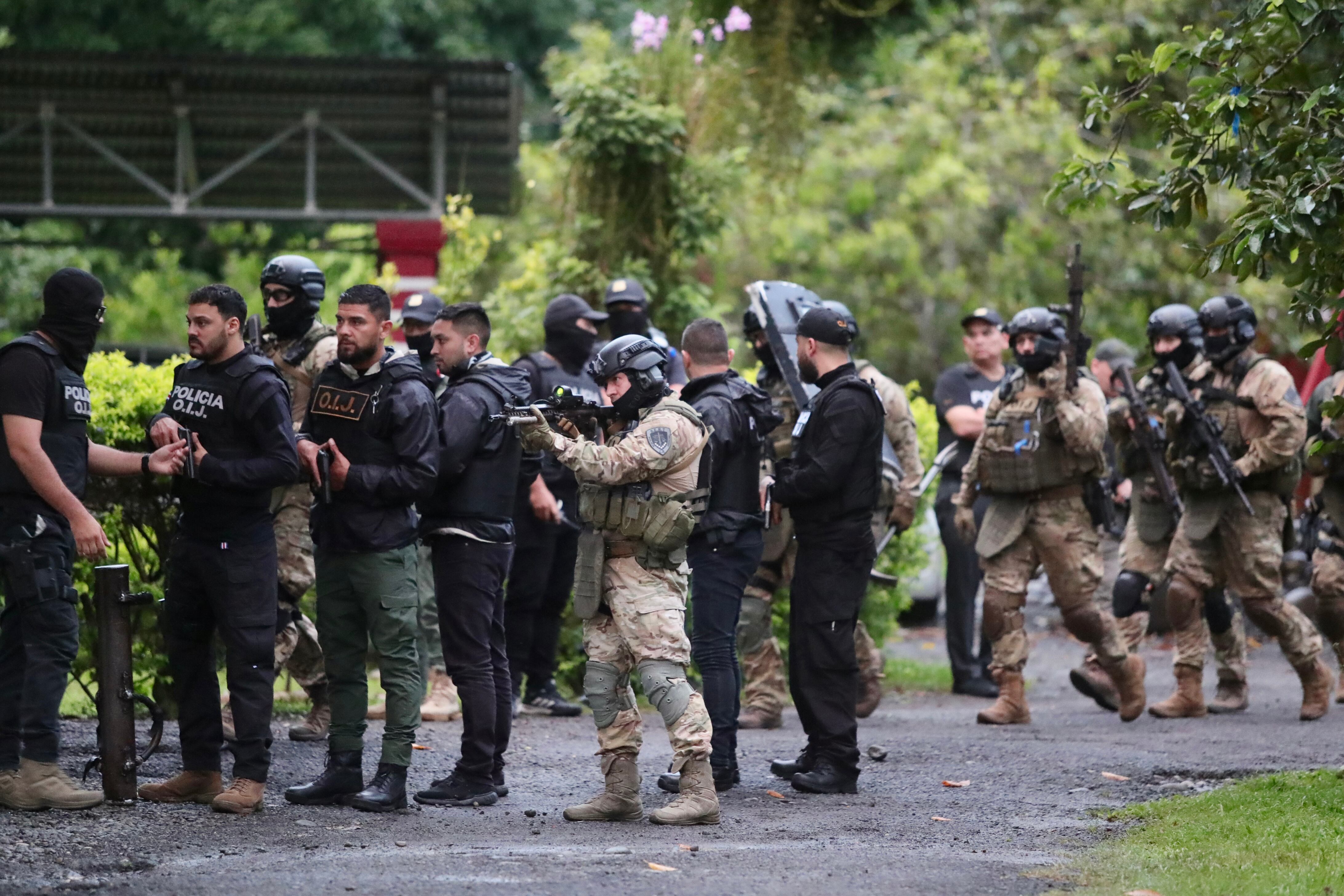 Allanamiento del OIJ Cahuita Limón