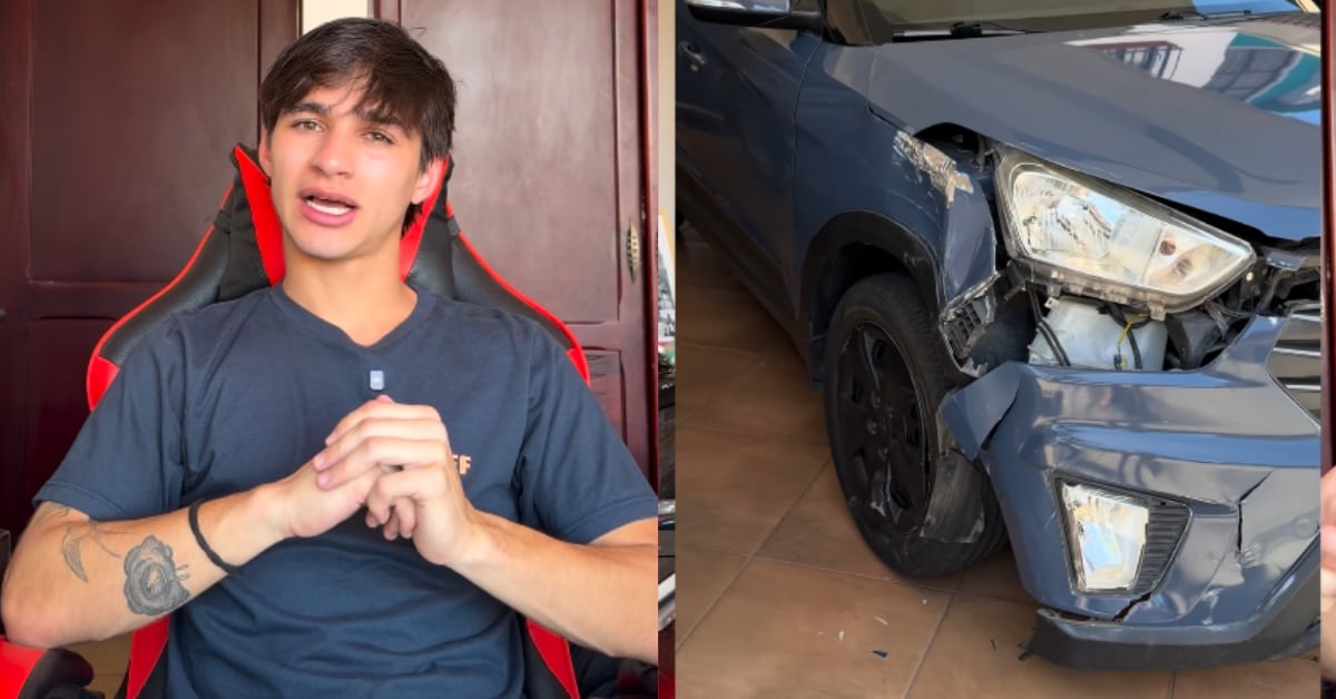 Sebas Ocampo, integrante del nuevo programa Conexión de Repretel, sufrió un accidente de tránsito en Alajuela mientras viajaba con su familia.