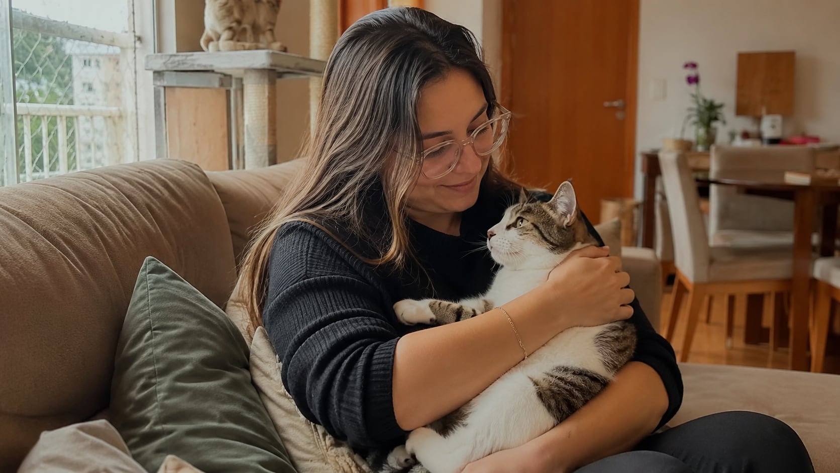 El vínculo emocional con perros y gatos genera discusión sobre maternidad, apego afectivo y diferencias con la crianza de hijos.