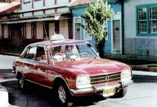 Así se veían los taxis en los años ochenta.