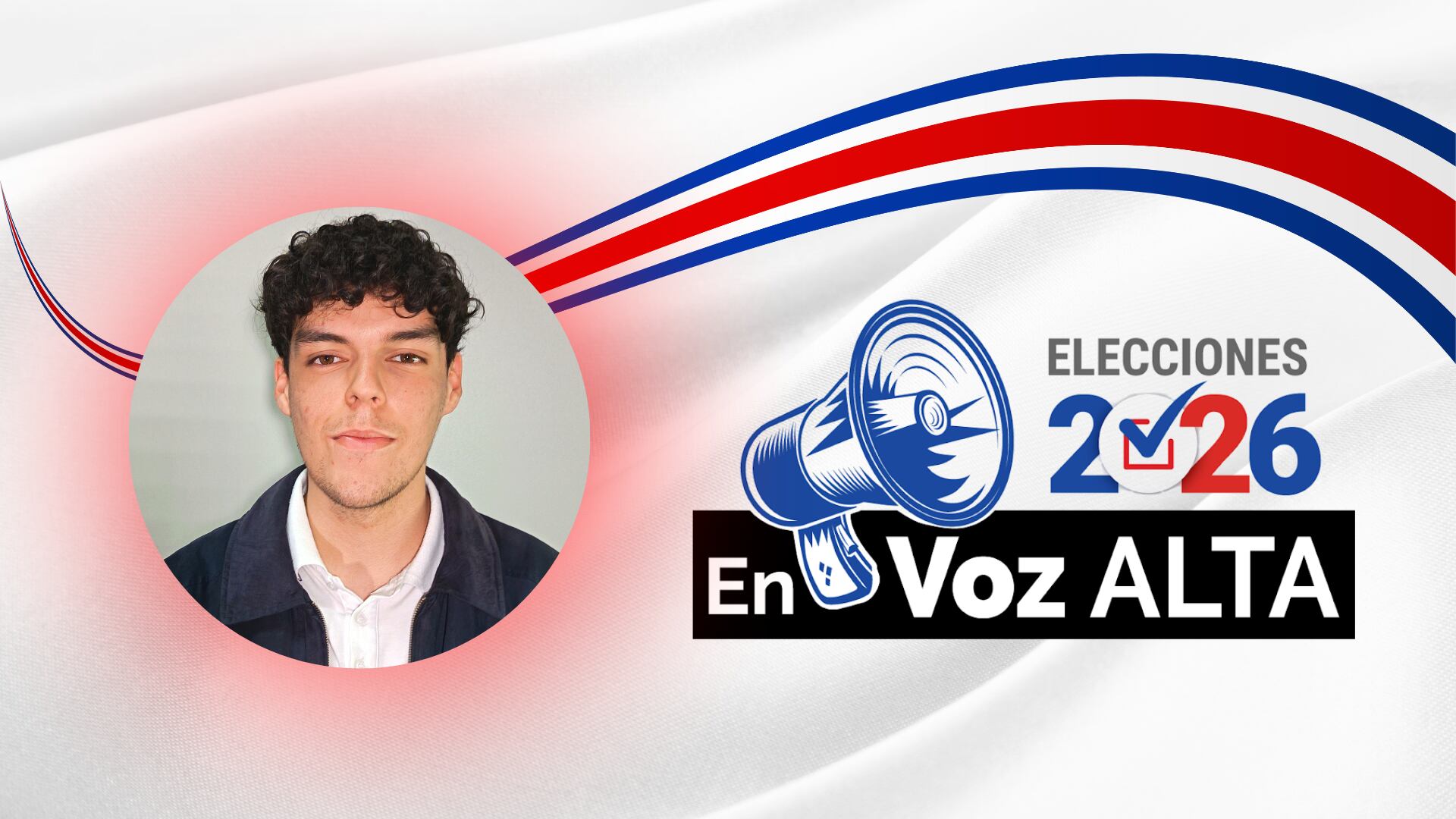 Gabriel Lara, estudiante de Periodismo UCR. Proyecto En voz alta, de Opinión de La Nación