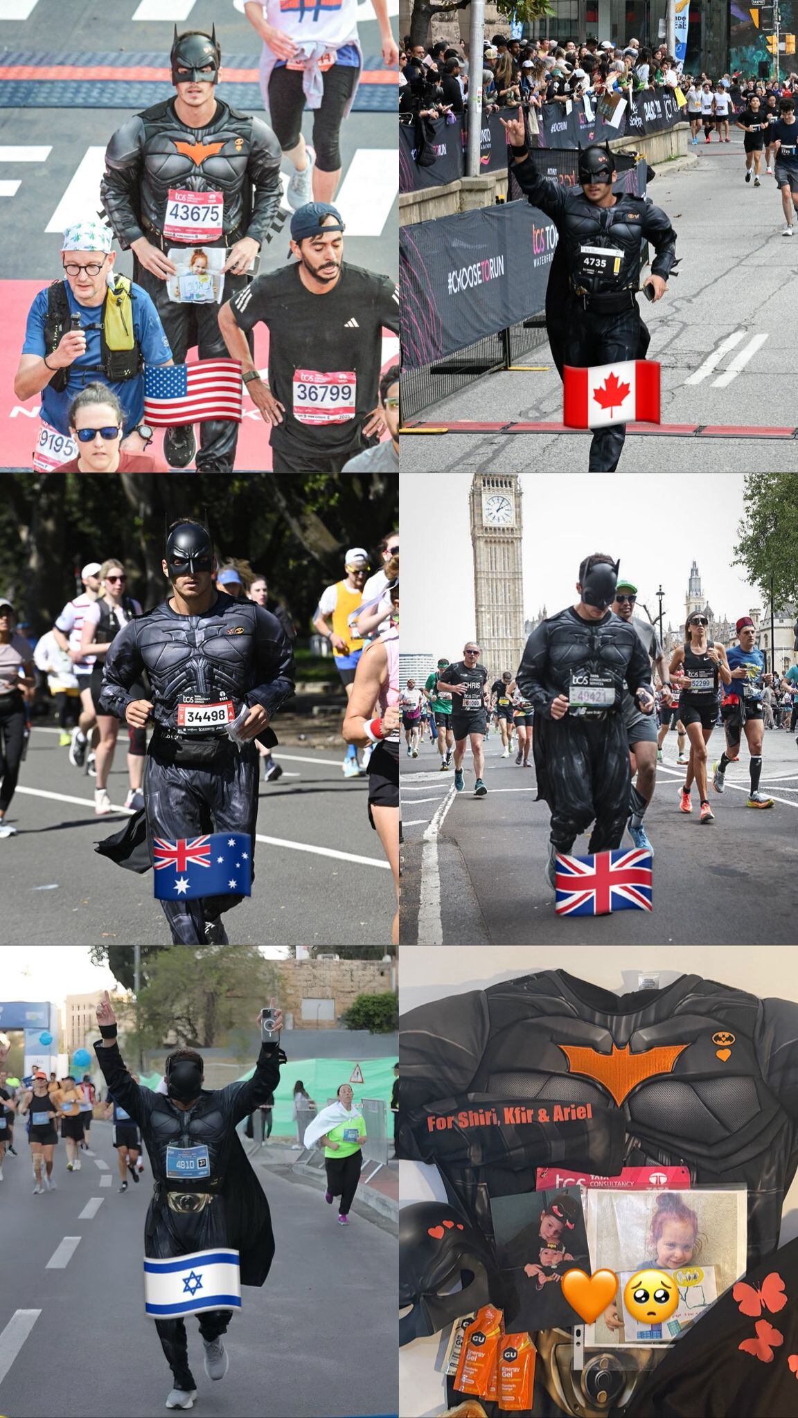 Yoel Levy
El Batman corredor
Gran Maratón Costa Rica
29 de noviembre del 2025
Cortesía: Yoel Levy