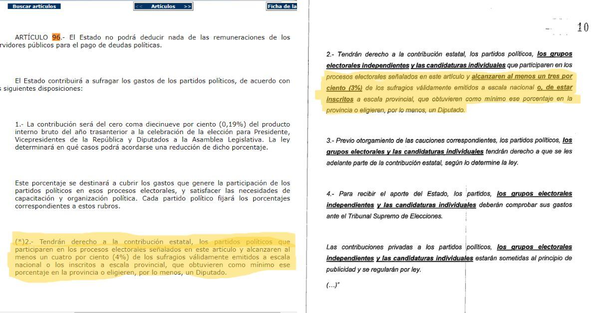 Deuda política Constitución