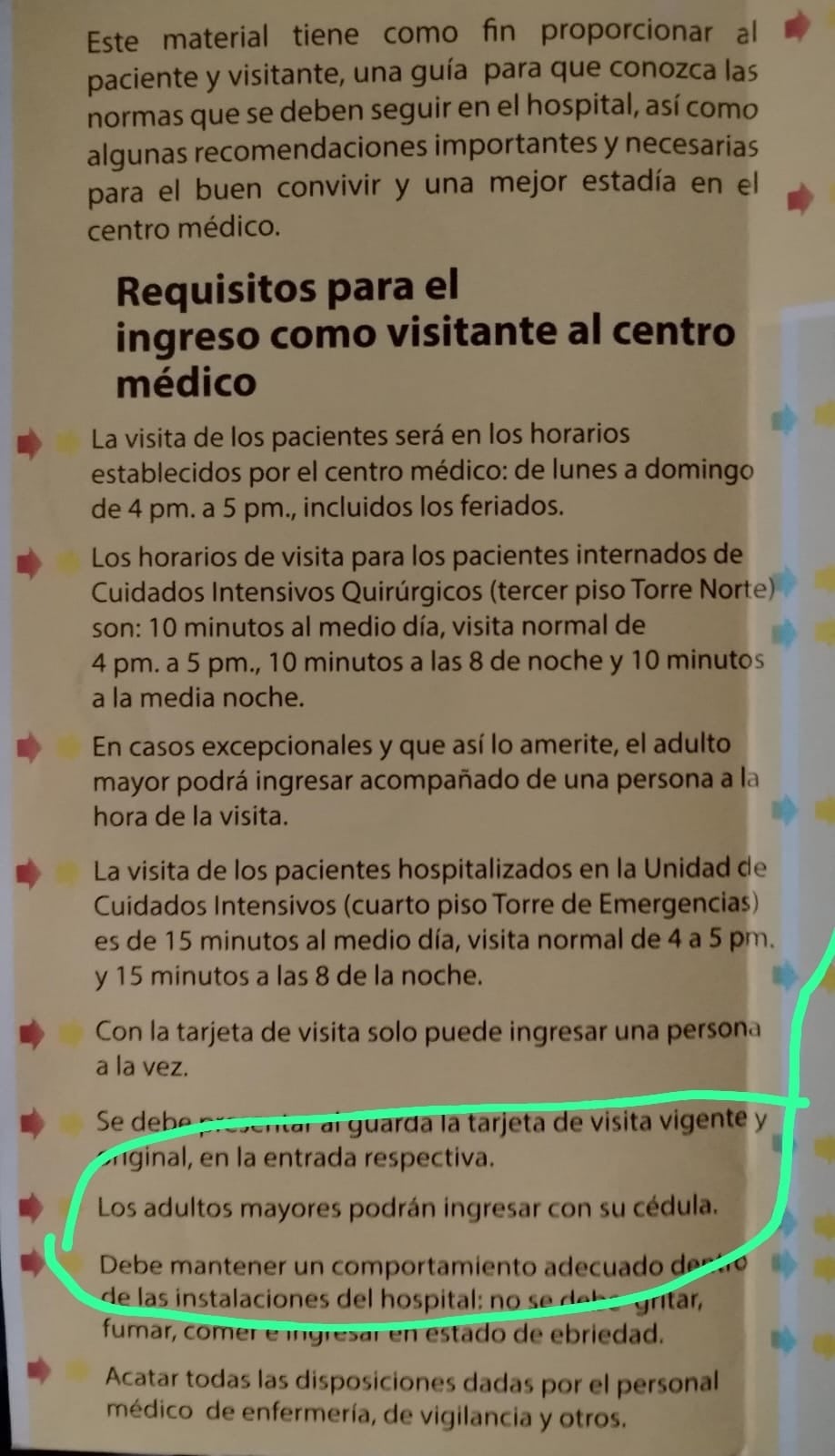 Víctor Hugo Fernández, amigo de Alfonso Chase, compartió la información que brinda el hospital. La misma tendrá actualizaciones, según dijo el centro médico.