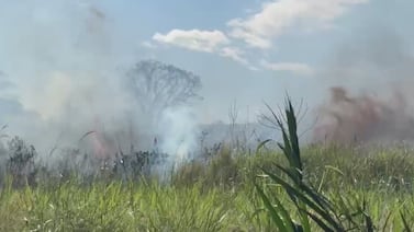 Incendio afecta vuelos en el Aeropuerto de Guanacaste