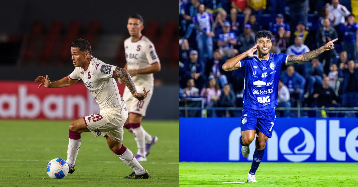 Gerson Torres de Saprissa y Johan Venegas de Cartaginés, durante sus respectivos compromisos de la Copa Centroamericana.