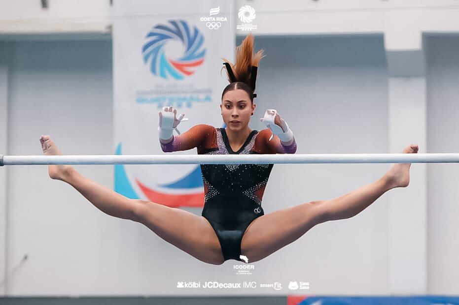 Juegos Centroamericanos Guatemala 2025 Ariel Villalobos. Anillas oro Franciny Morales bronce en salto Rachel Rodríguez, plata en Asimétricas 18 de octubre del 2025 Cortesía: Comité Olímpico