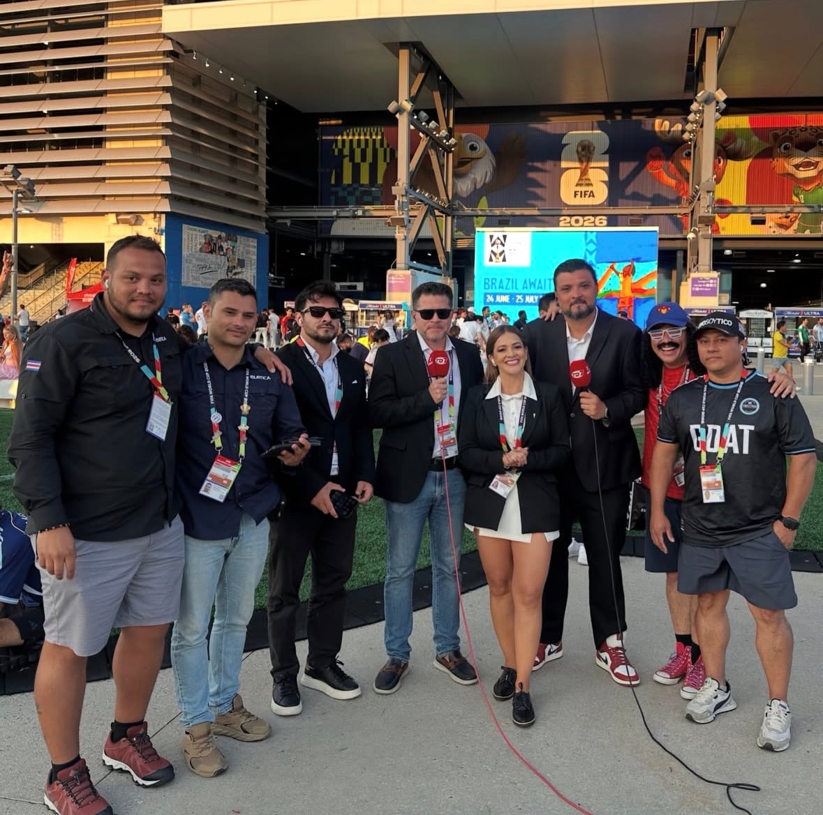Gabriela Jiménez se siente privilegiada al ser parte del equipo de Teletica que le dio cobertura al Mundial 2026.