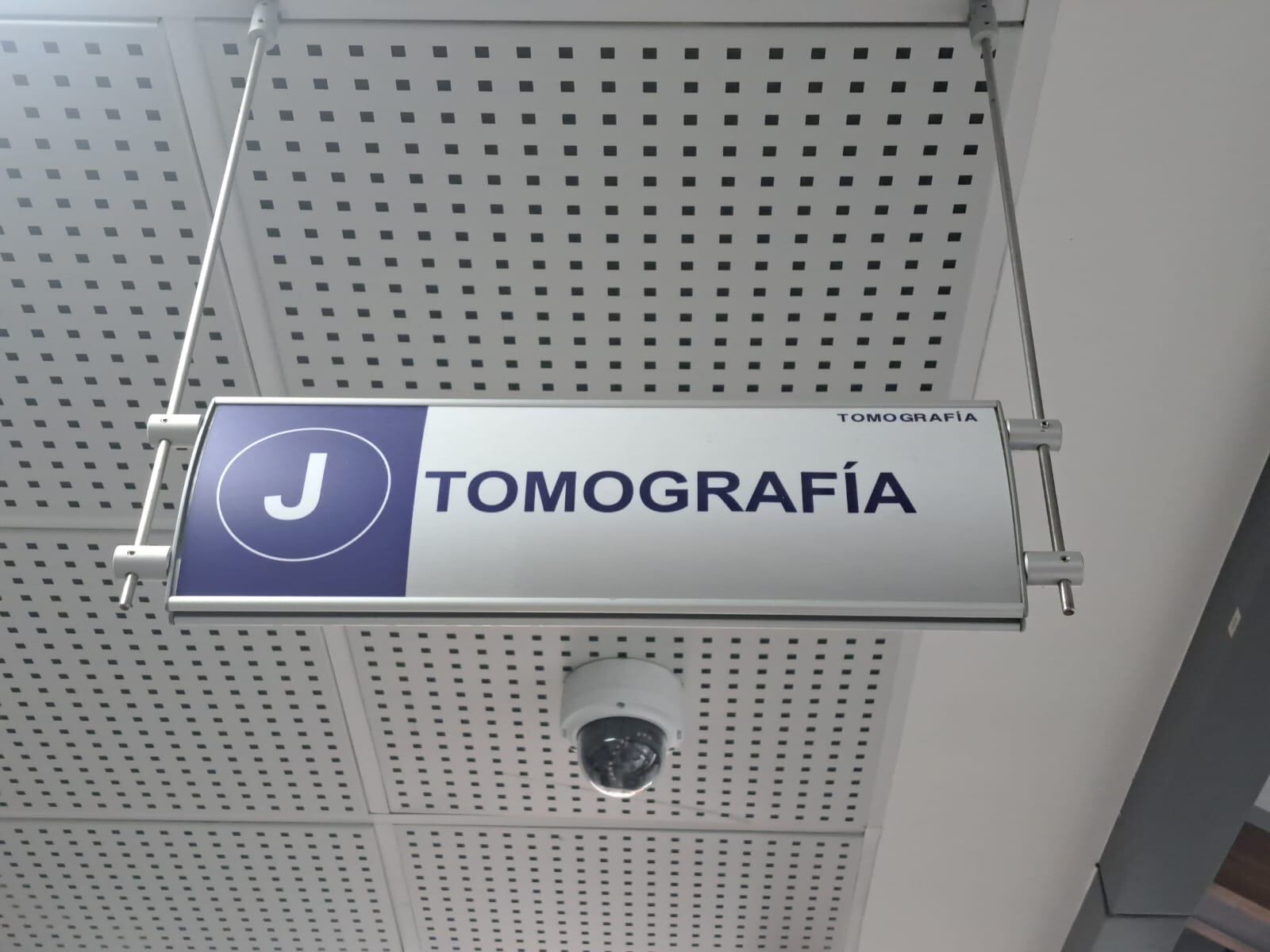 TAC del Hospital México. Tomógrafo. Octubre 2023