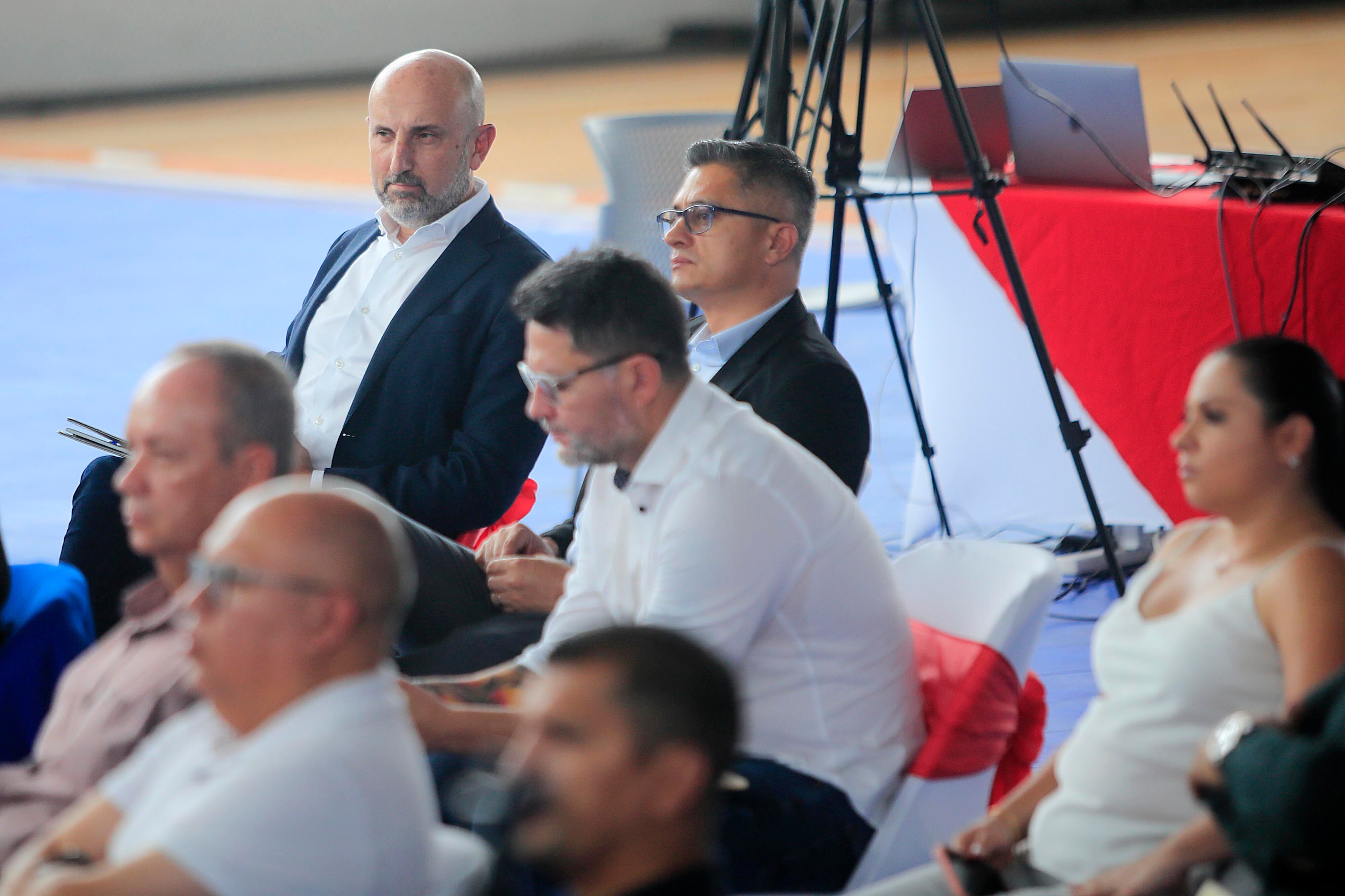 25/08/2023 Proyecto Gol. Reunión del nuevo Comité Ejecutivo de la Federación Costarricense de Fútbol, encabezado por Osael Maroto, y la despedida de Rodolfo Villalobos, ahora expresidente de la la Fedefut.