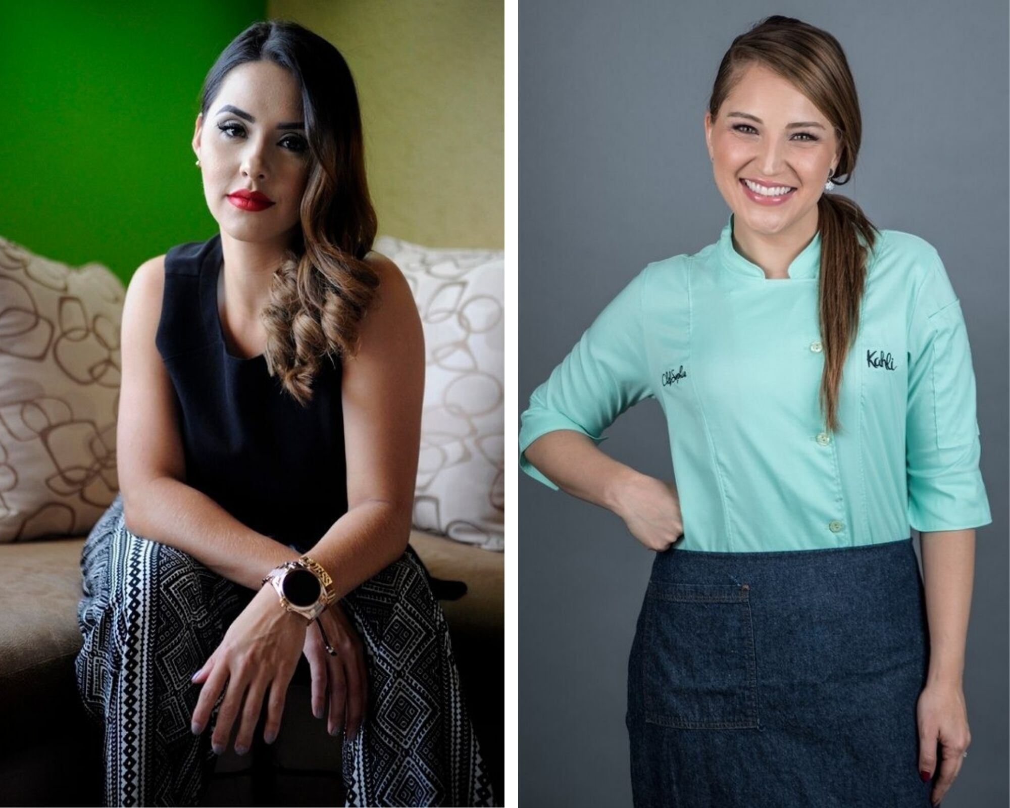 Keyla Sánchez y Sophia Rodríguez.