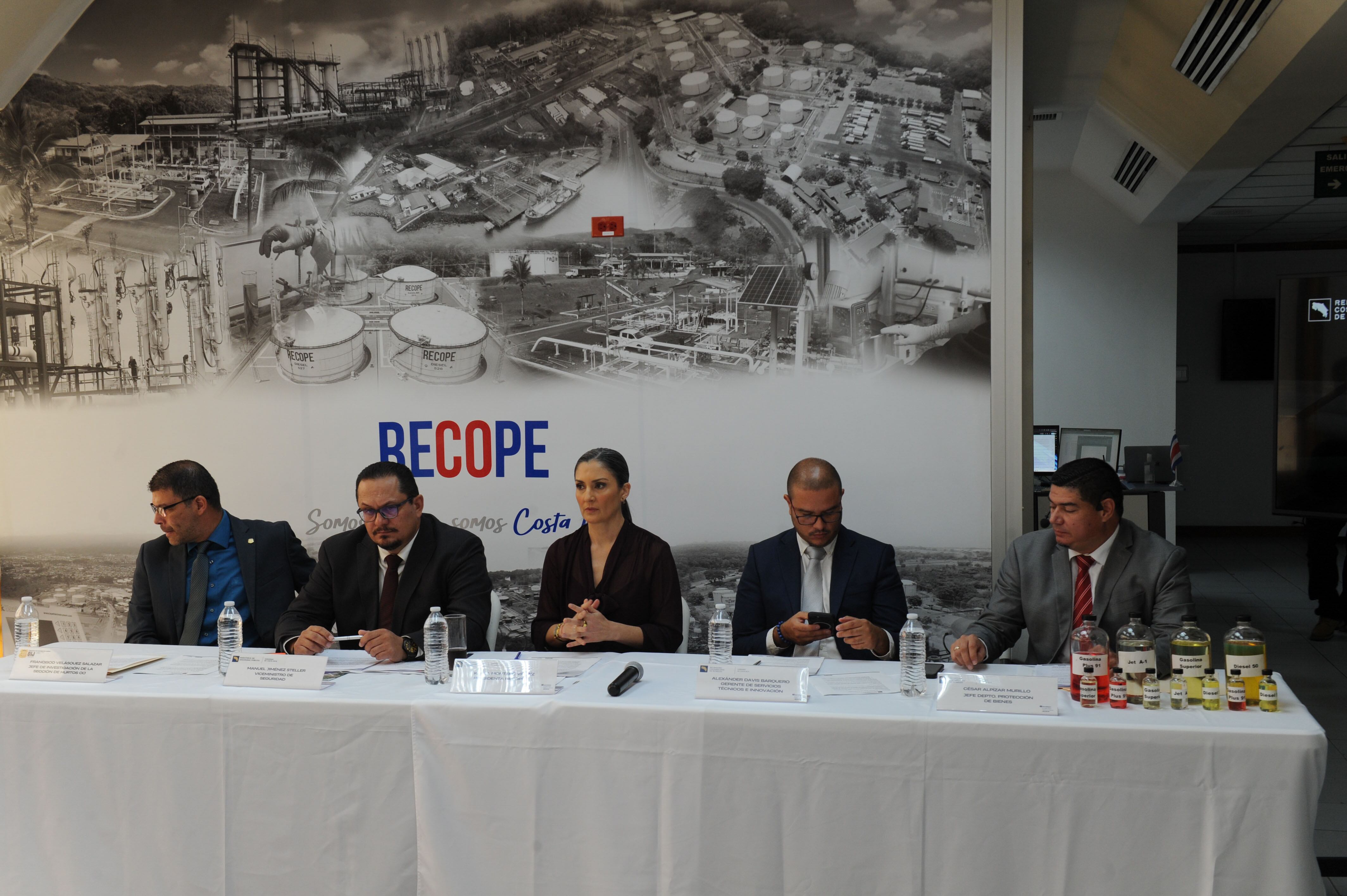 Conferencia robo de combustible RECOPE