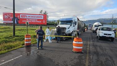 Accidente en Cartago deja un fallecido y genera largas presas cerca de zona franca