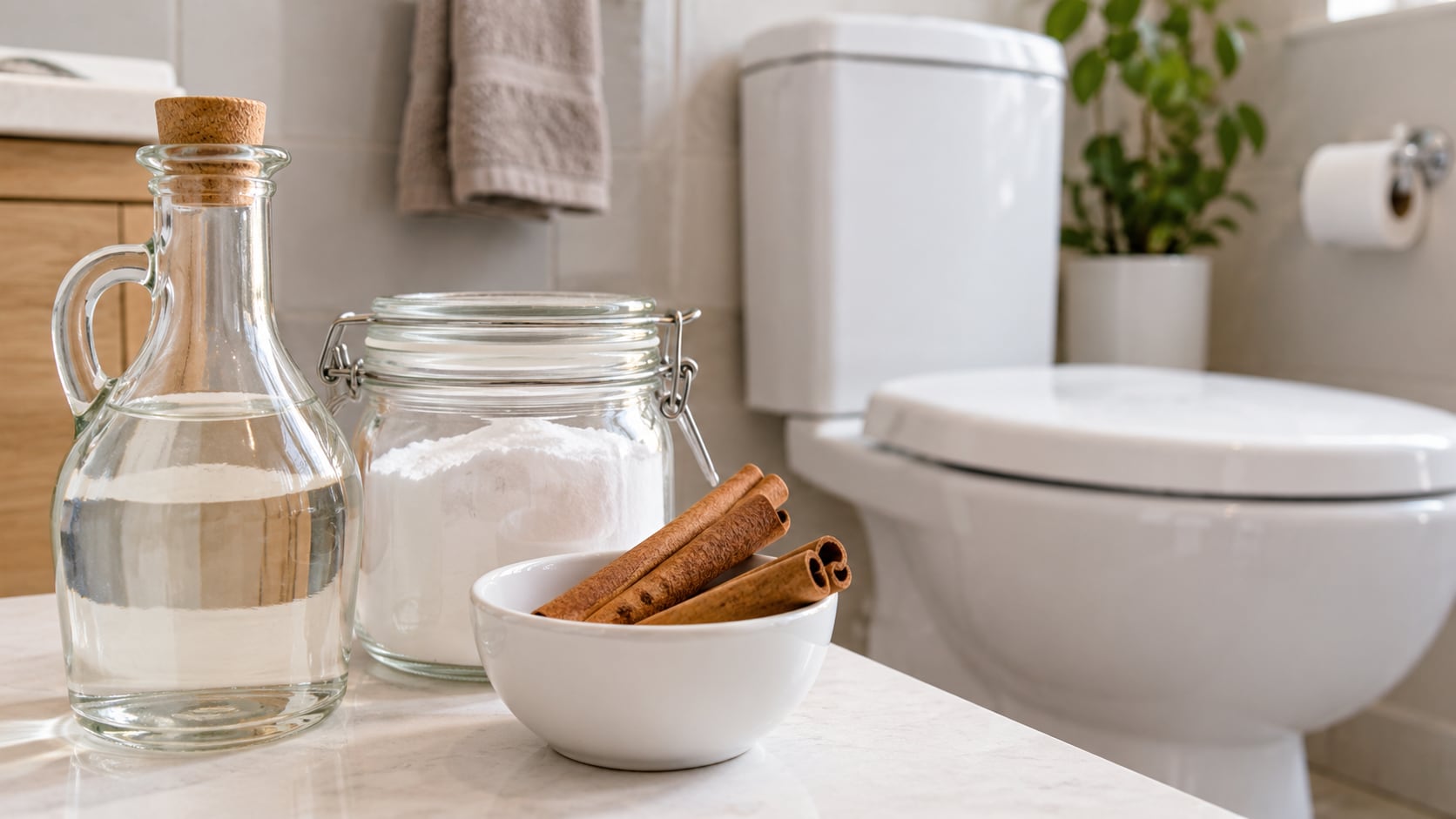 Una mezcla de vinagre blanco y agua ayuda a remover residuos de orina, mientras que la canela puede utilizarse como ambientador casero.