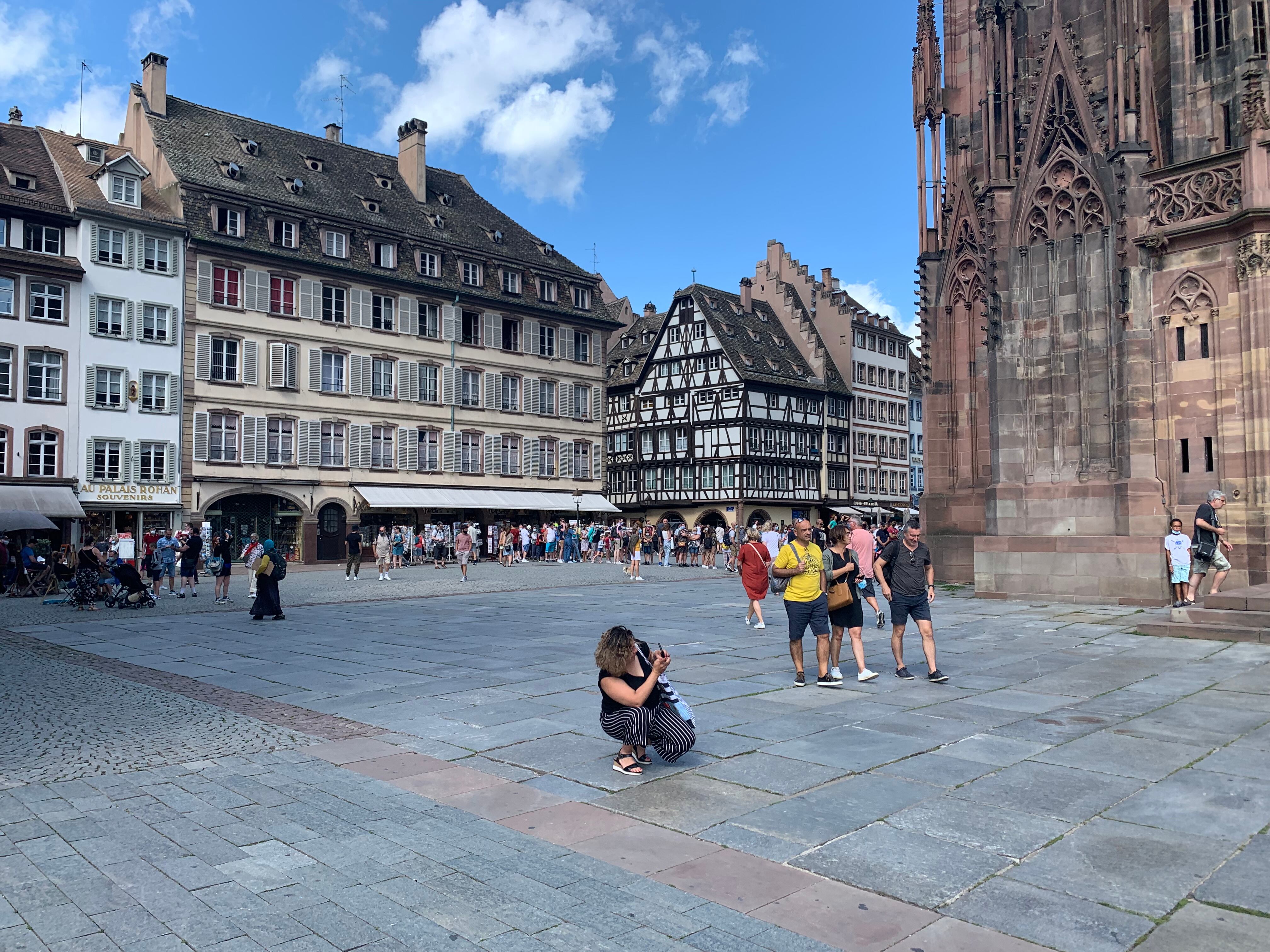 La hermosa ciudad de Estrasburgo, en Francia.