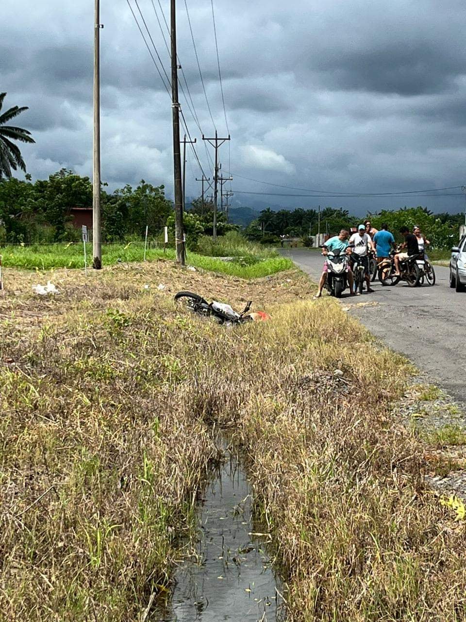 Los hechos se registraron la tarde este sábado. Víctima presentaba lesiones en el tórax y abdomen. Foto suministrada por Keyna Calderón.