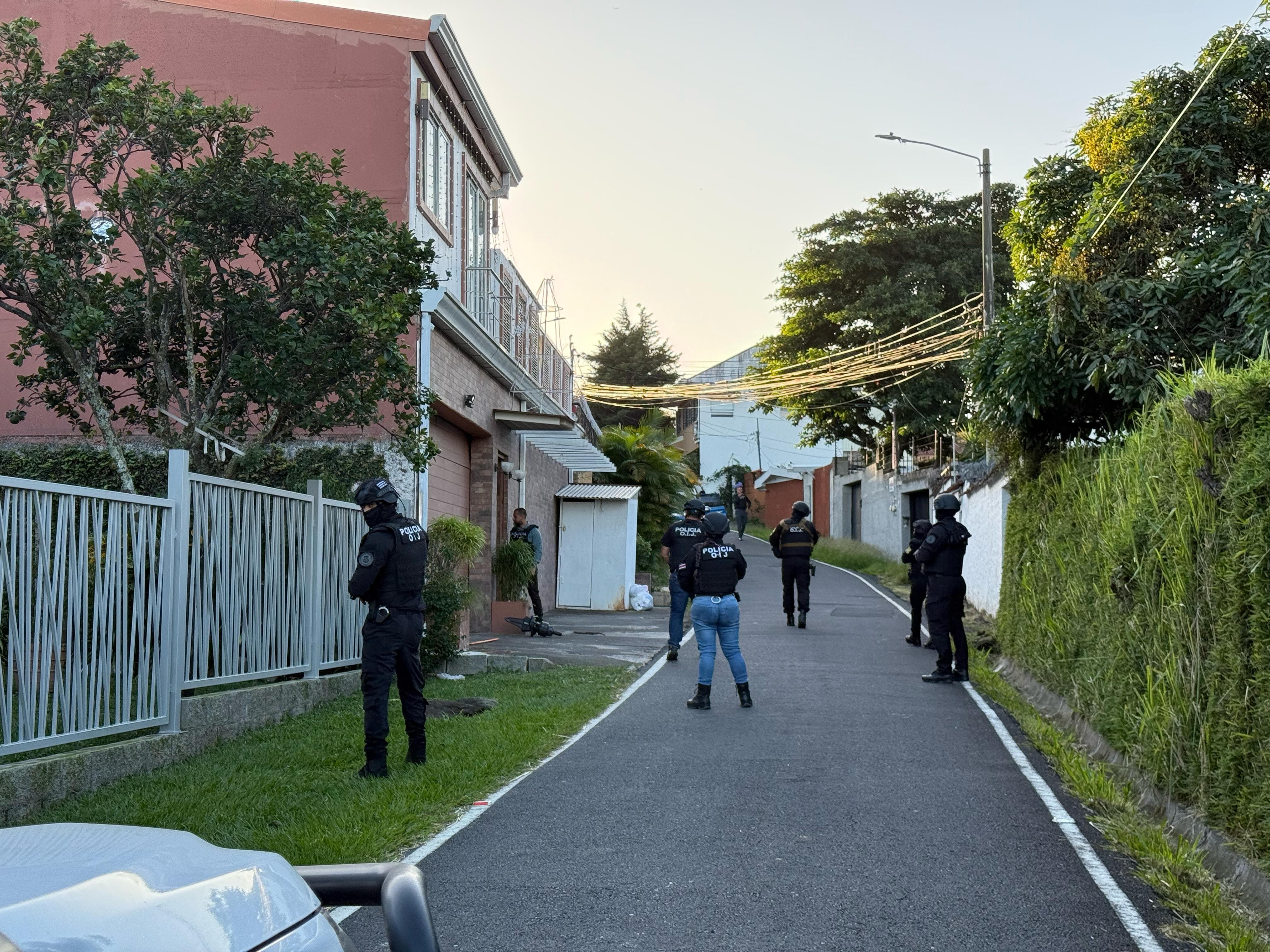 Detalle de uno de los puntos allanados este jueves. En total, fueron 24 los sitios. Fotografía: