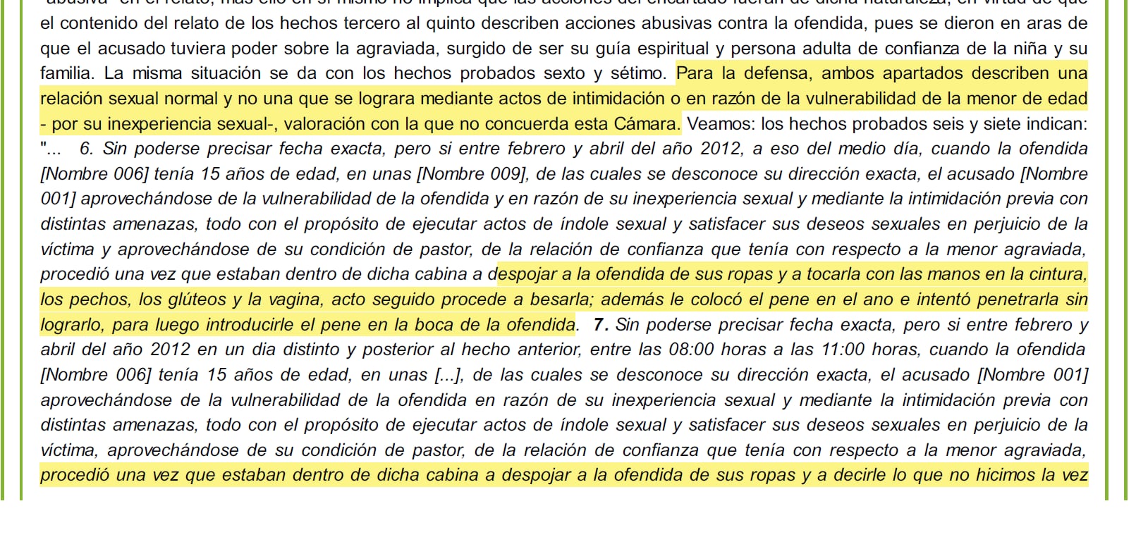 José Miguel Villalobos dice que violación de pastor de 55 años a menor de edad es una relación sexual normal.