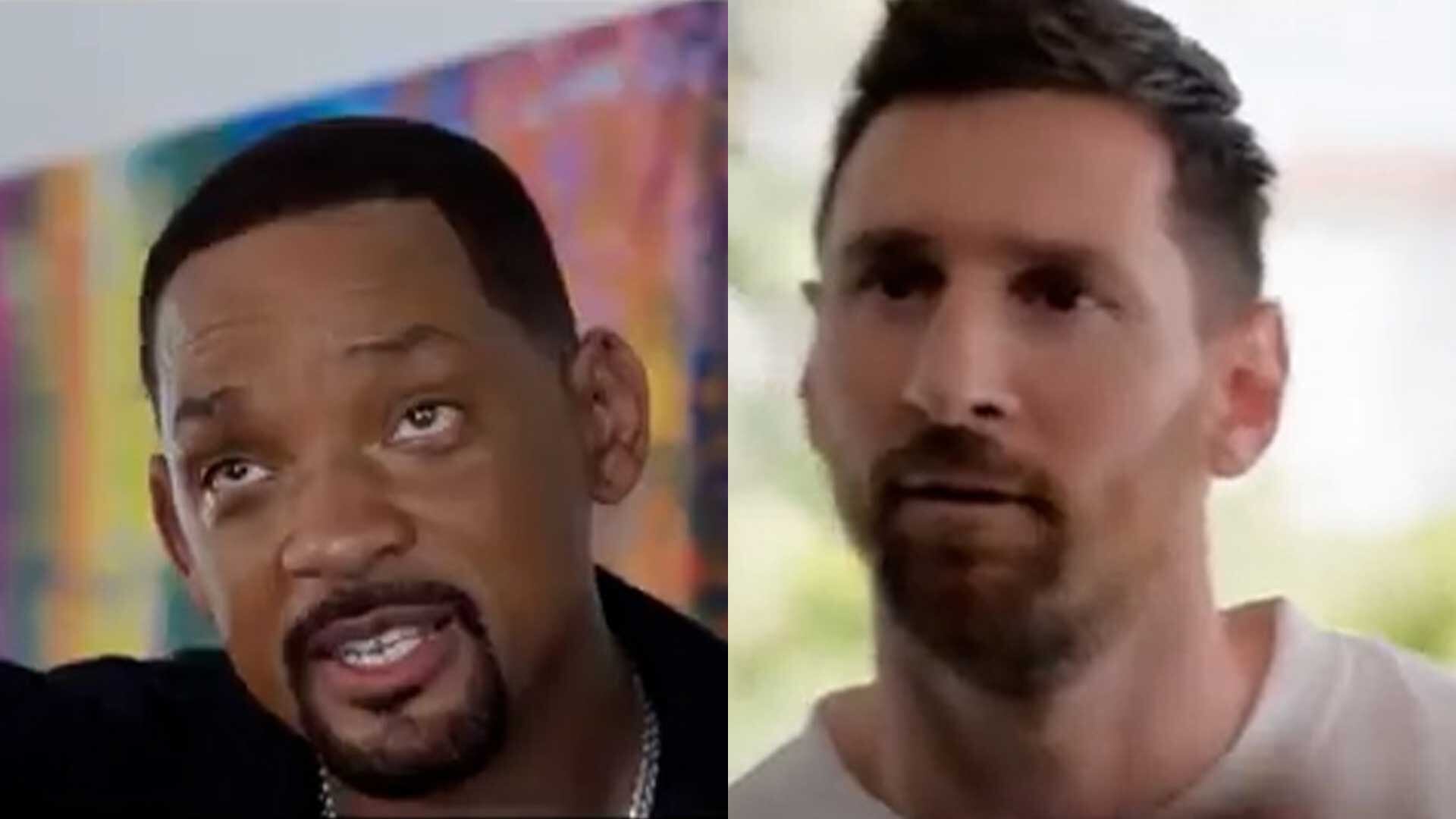 Lionel Messi junto a Will Smith y Martin Lawrence en la promoción de Bad Boys 4, la esperada cuarta entrega de la popular saga de acción y comedia.