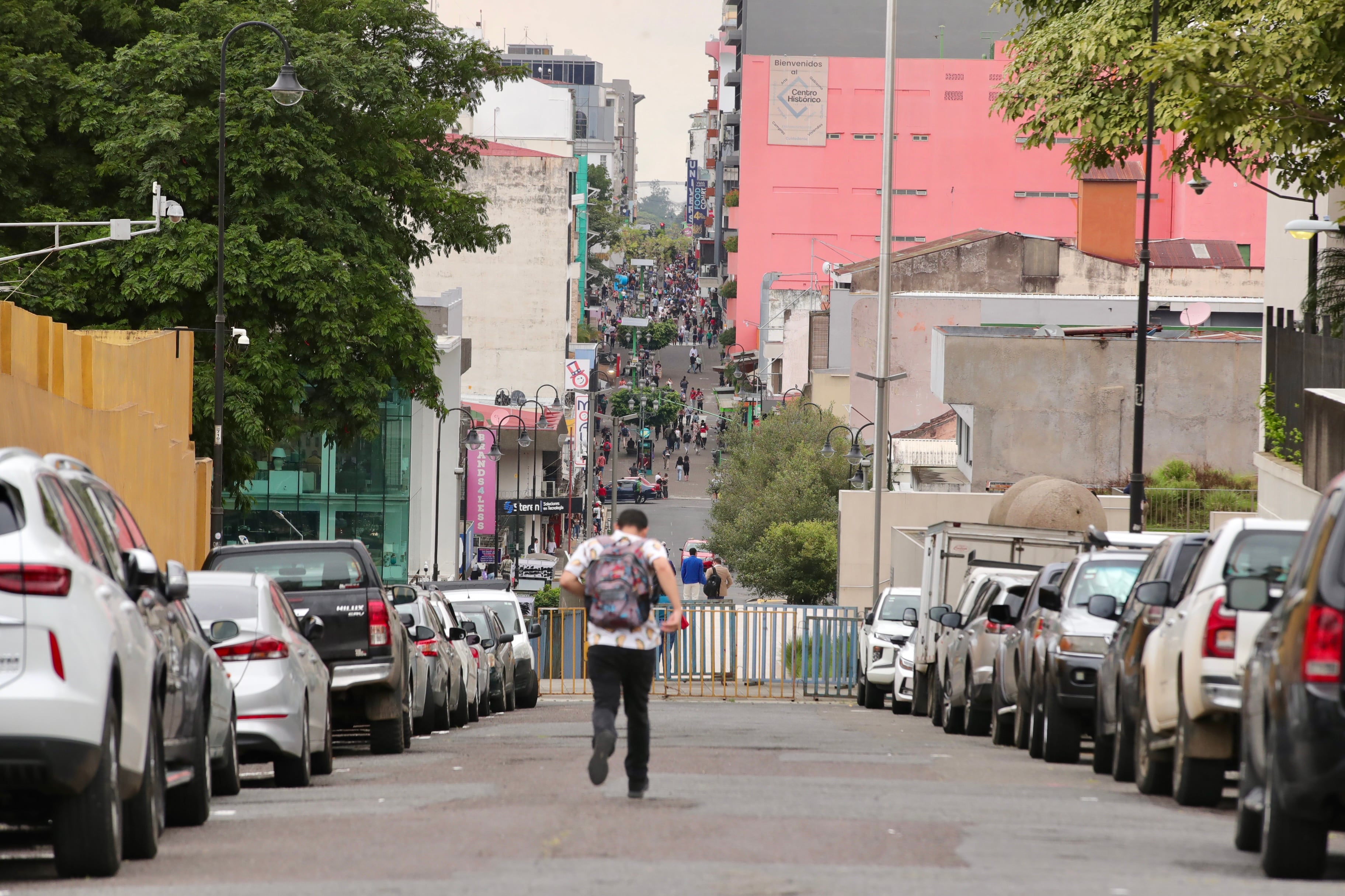 Bulevar avenida central desde la California