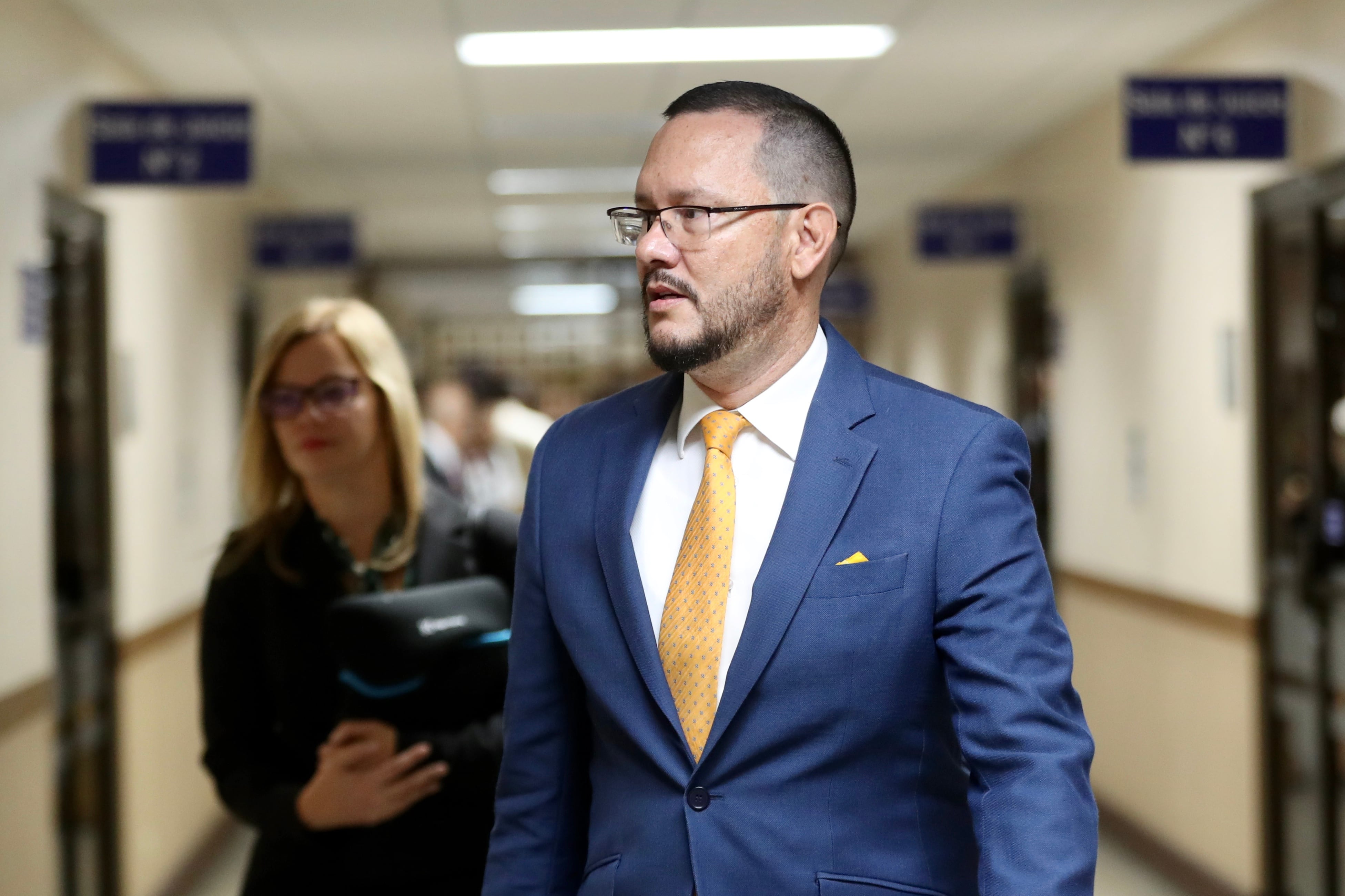 22/01/2020, San José, tribunales de Goicoechea, inicia el juicio en contra de Johny Araya, Berenice Smith y Celso Gamboa, por tráfico de influencias. Fotografía José Cordero