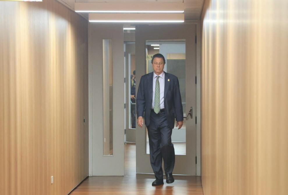 El ministro de Ambiente, Franz Tattenbach comparece en comisión de asuntos ambientales. Martes 6 de agosto 2024