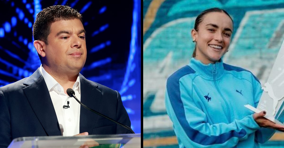 El candidato liberacionista Álvaro Ramos recibió el apoyo de la jugadora Melissa Herrera de cara a las elecciones 2026.