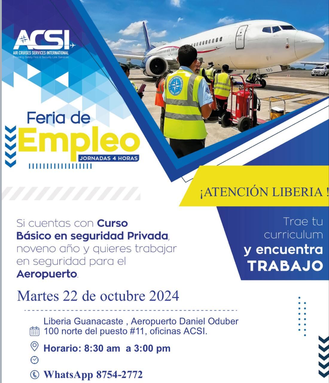empleo en el aeropuerto