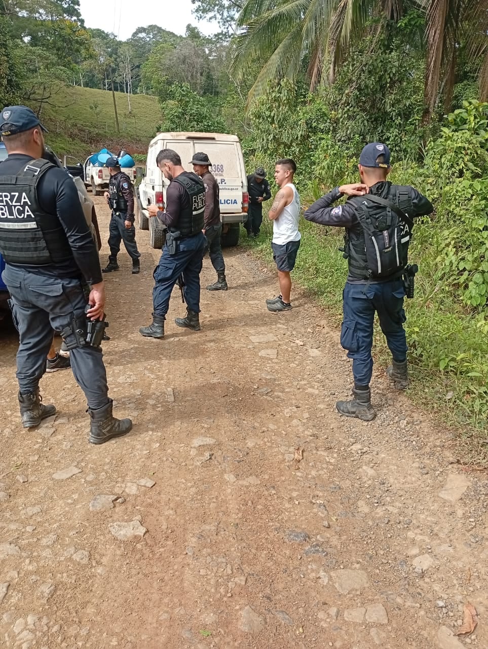 El operativo en Conchudita ocurrió esta mañana.