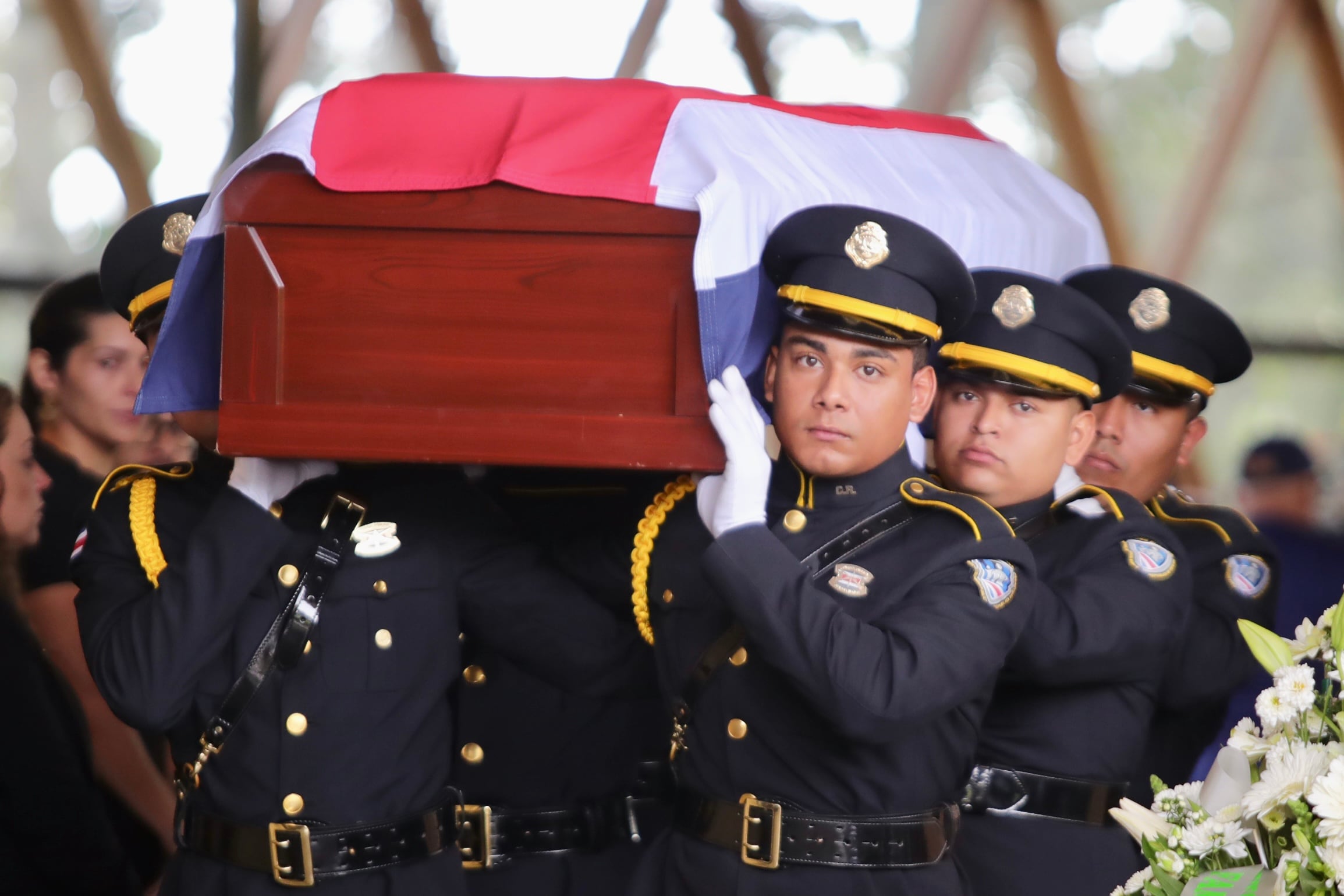 Funeral del oficial del OIJ, Oficial Geiner Zamora Hidalgo