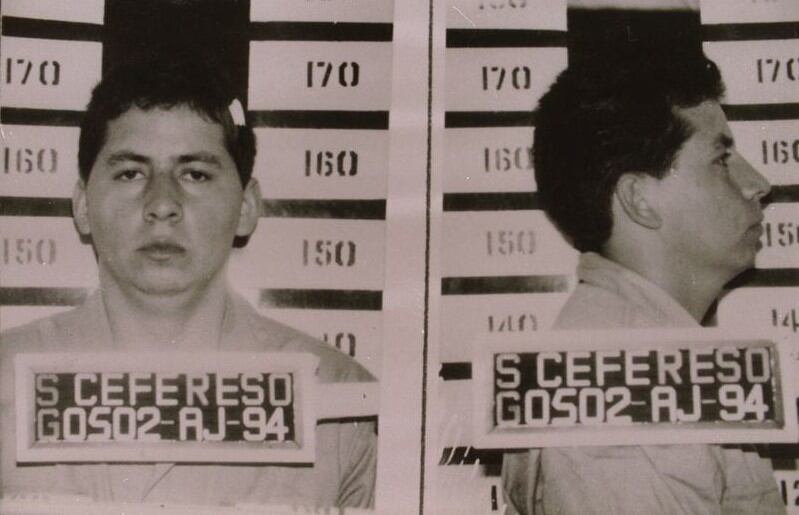 Registro policial fotográfico de Mario Aburto Martínez.