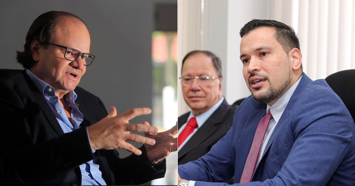 En la imagen, el exministro de Hacienda, Elian Villegas, y el director ejecutivo de Consejeros Económicos y Financieros (Cefsa), Daniel Ortiz