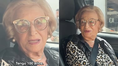 Tiene 100 años, sigue al volante y revela la frase que guía su vida: ‘La clave de la vida es que te quieran’
