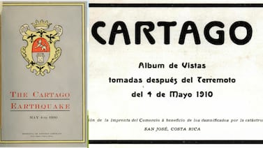 El terremoto de Cartago en álbumes fotográficos