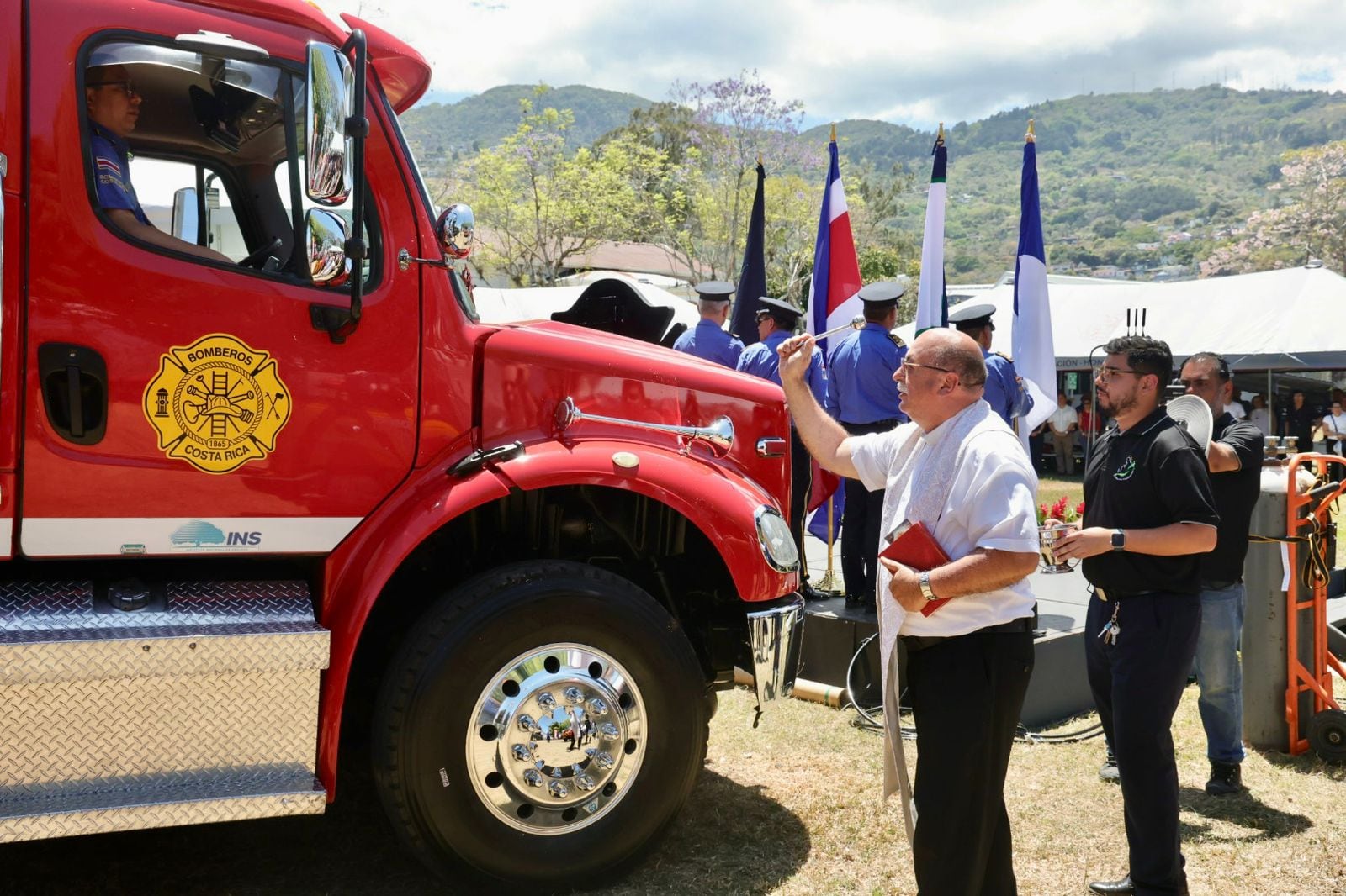 Inauguración Estación de Bomberos Escazú