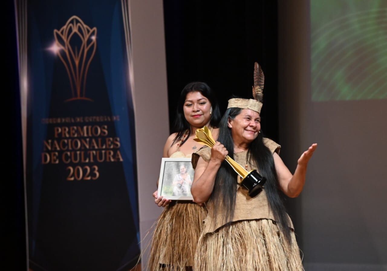 11/03/2024, San Jose, Teatro Nacional, entrega de Los Premios Nacionales. En la fotografía Rosa Álvarez.