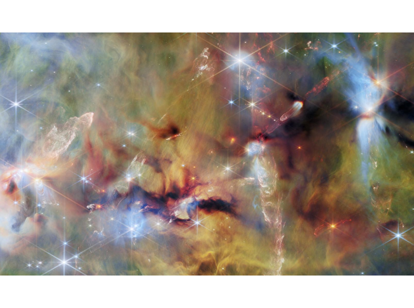 La nueva imagen de Webb permite analizar cómo nacen las estrellas dentro de OMC-2 y cómo evolucionan los materiales que podrían originar futuros planetas.