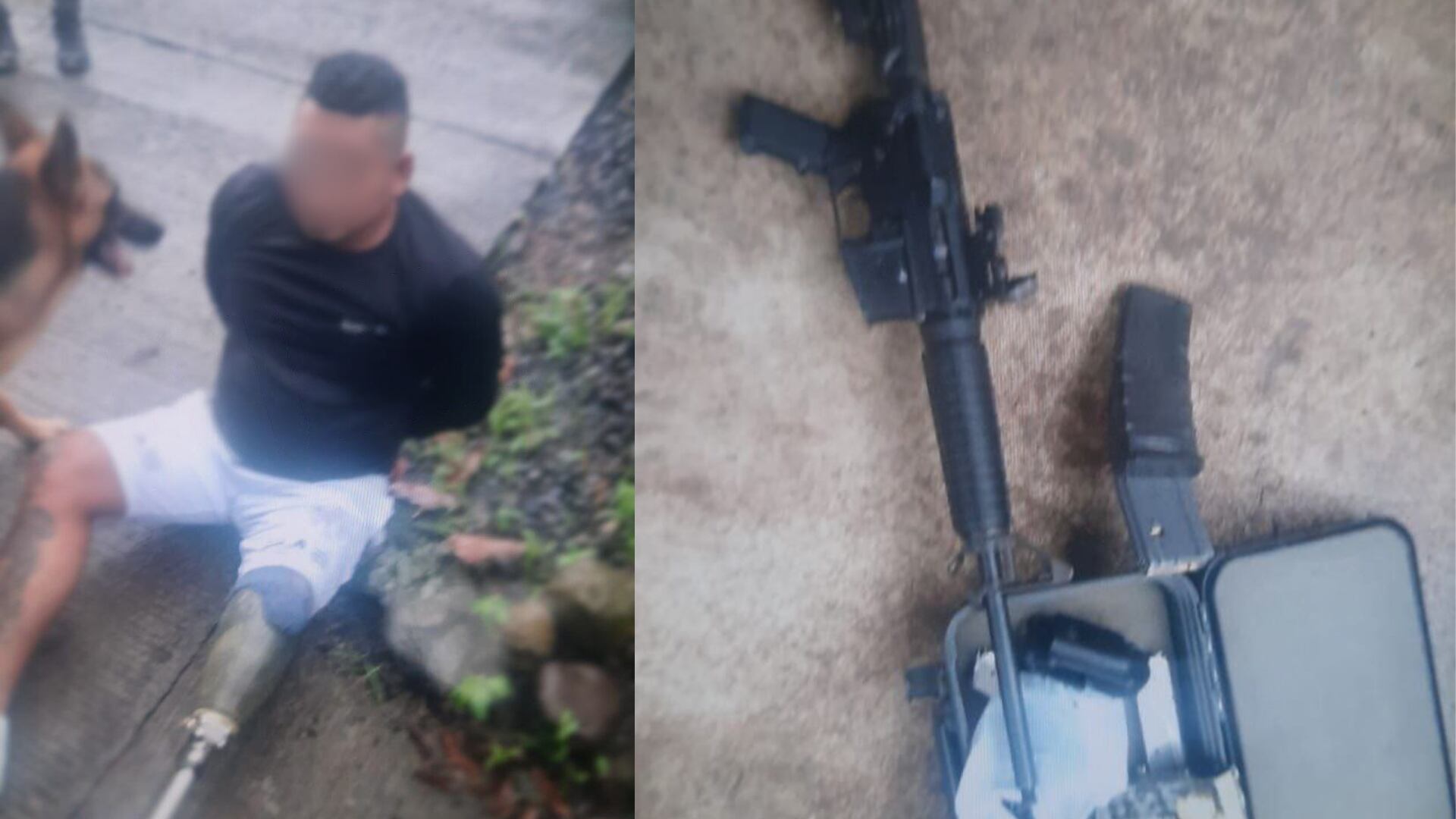 Renco fue detenido con un fusil de asalto. A él lo buscaban por una orden de captura.