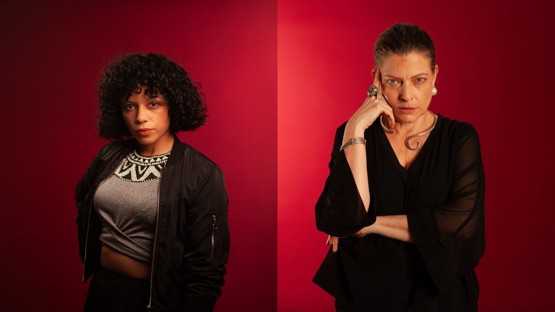 Moira y Paula, interpretadas por Katherine Marchena y Ana Saravia, respectivamente.