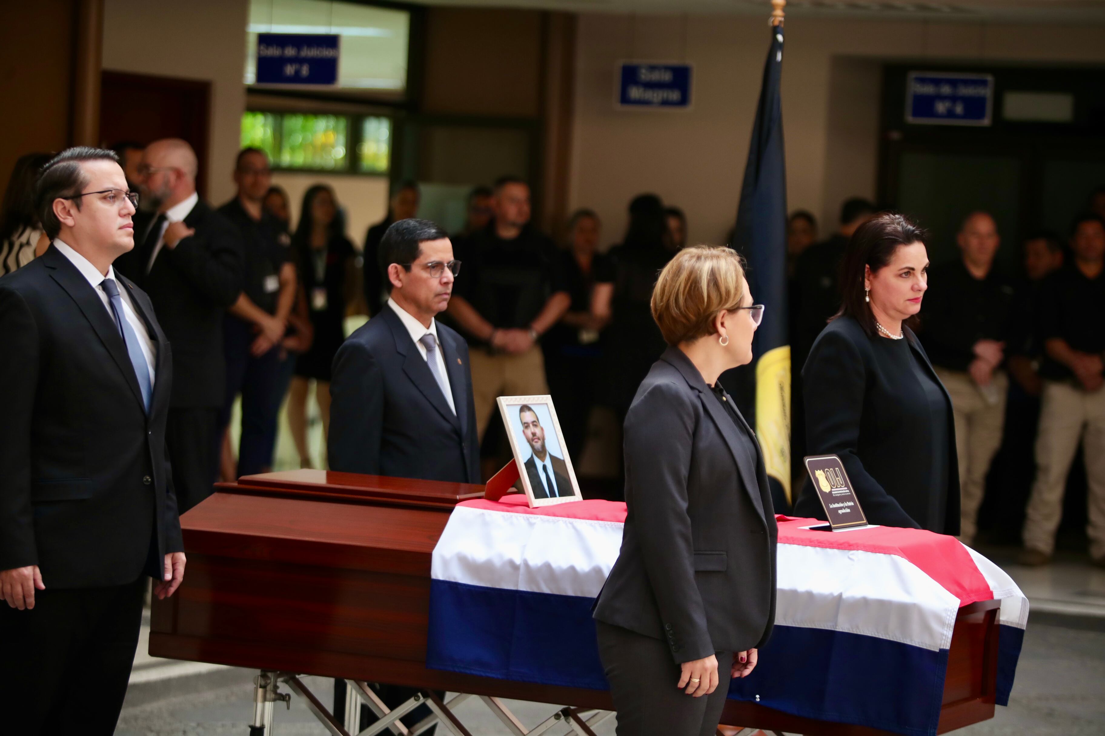 Funeral del oficial del OIJ, Geiner Zamora Hidalgo