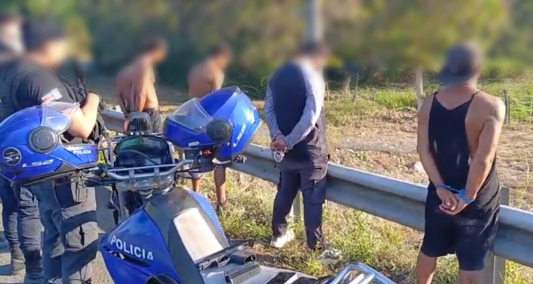 El operativo dejó seis personas detenidas, entre ellas un colombiano con papeles en regla en Costa Rica.