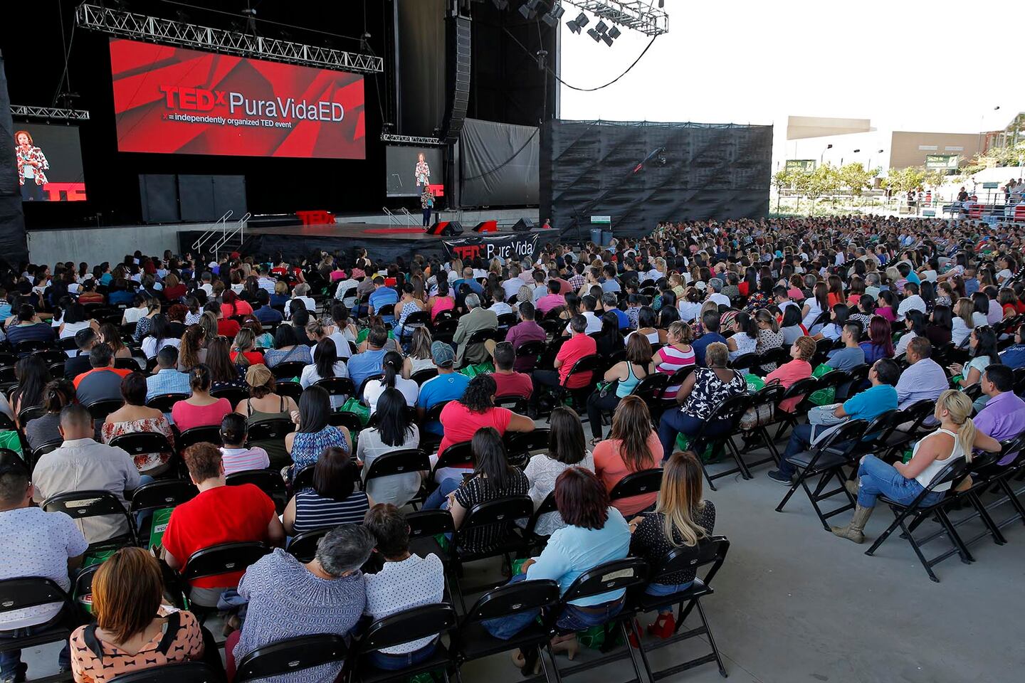 Anfiteatro Coca Cola en Parque Viva es la sede del TEDx Pura Vida Educación 2017.