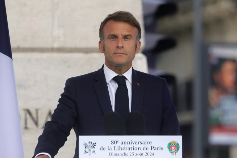 Emmanuel Macron, presidente de Francia, habla sobre colaboración global, cambio climático e inteligencia artificial.