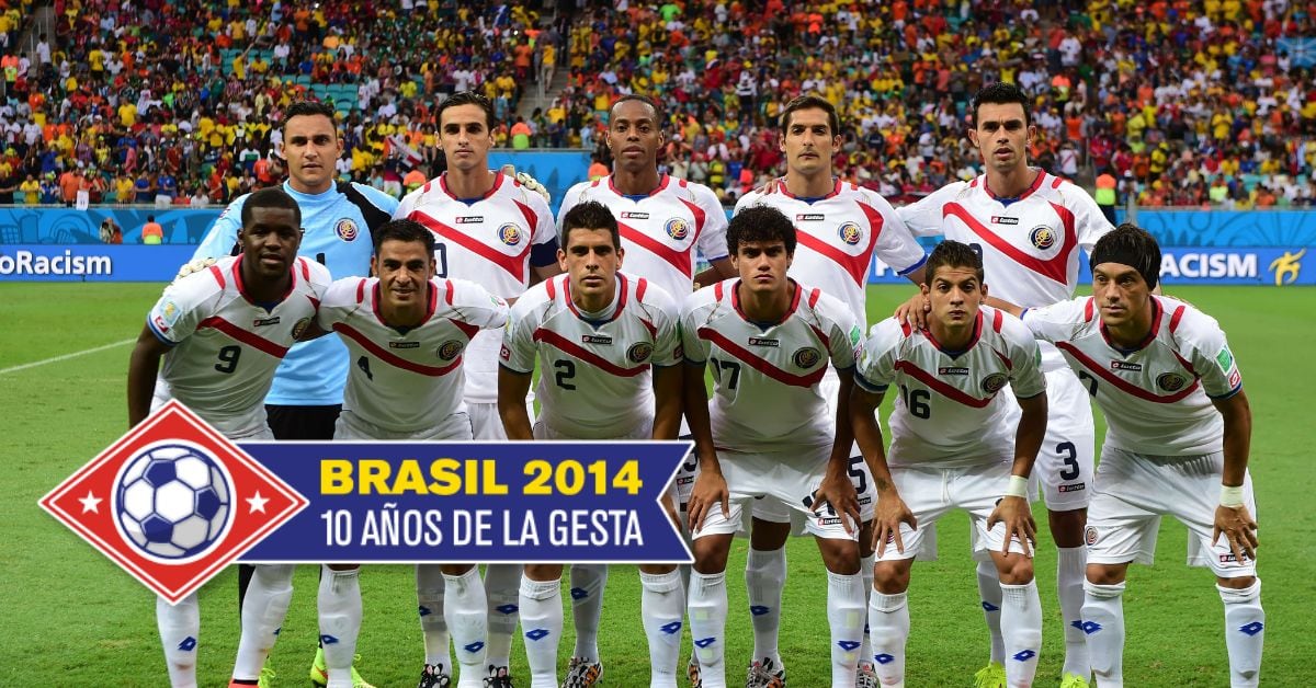 La Selección de Costa Rica hizo historia en Brasil 2014. Se cumplen 10 años de la mayor gesta en mundiales.