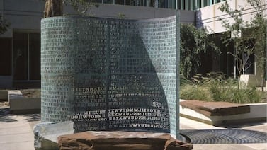 Descubren el significado de un mensaje cifrado hace 35 años en sede de la CIA