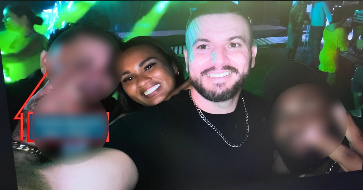 Randall Delgado Mora en una imagen sin fecha, junto a Kishna López, hija de Edwin López Vega, alias Pecho de Rata. Ella está detenida en la causa del Caso Riverside, por presunta legitimación de capitales.